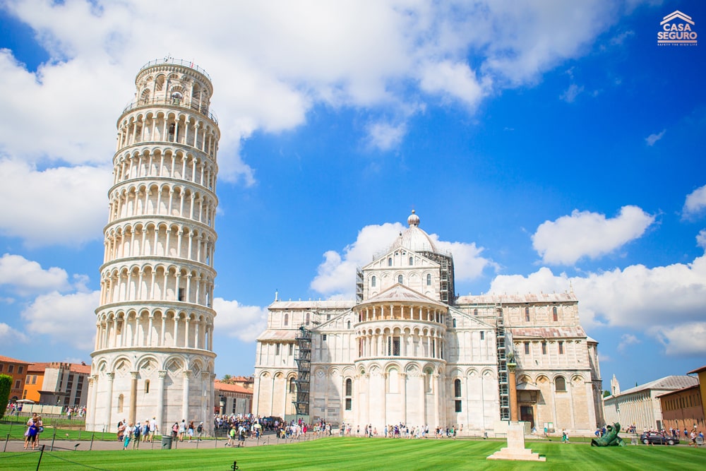 Leaning Tower Pisa Thap Nghieng Pisa Italy Casa Seguro 001