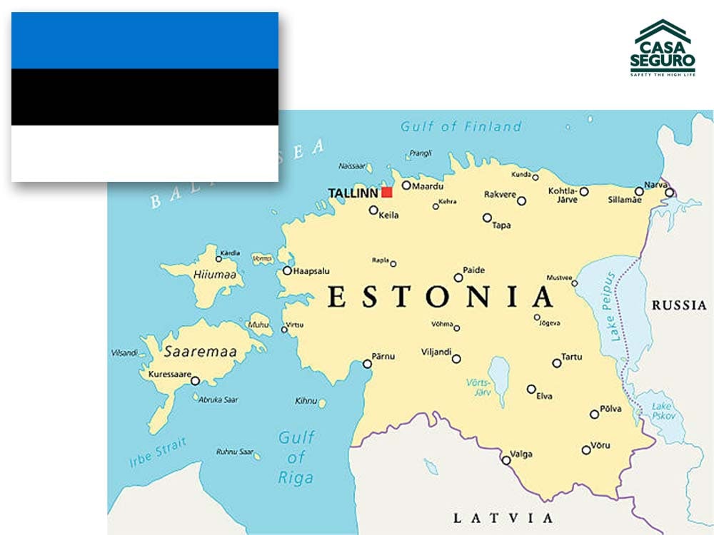 Ban Do Estonia Casa Seguro